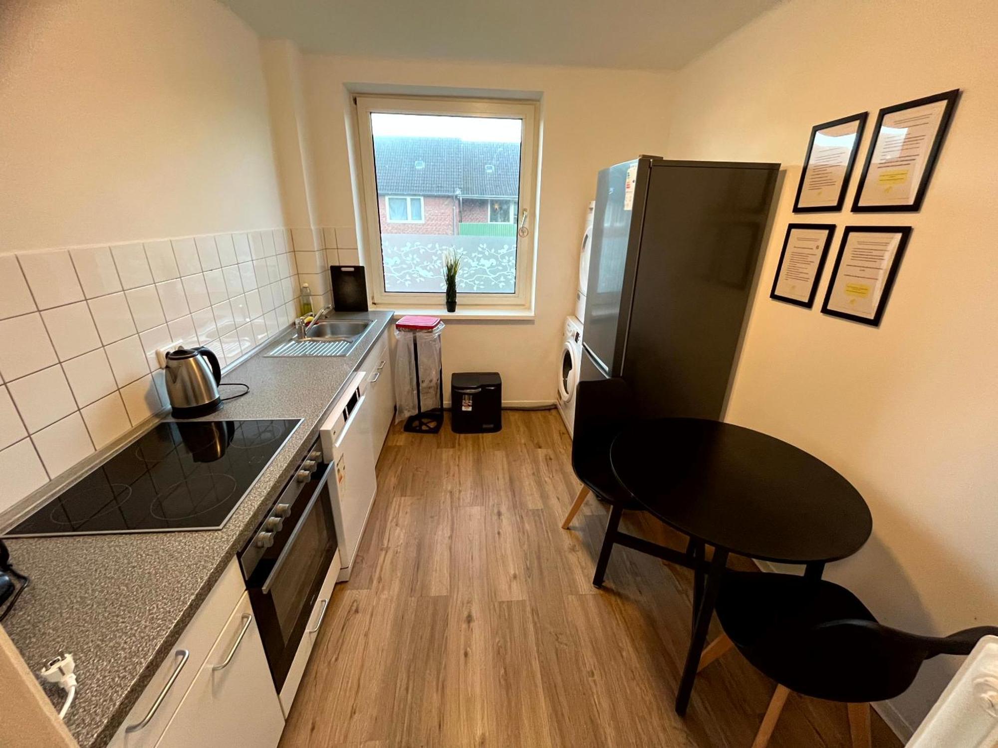 3-Zimmer Monteurwohnung Mit Balkon Neumünster Extérieur photo